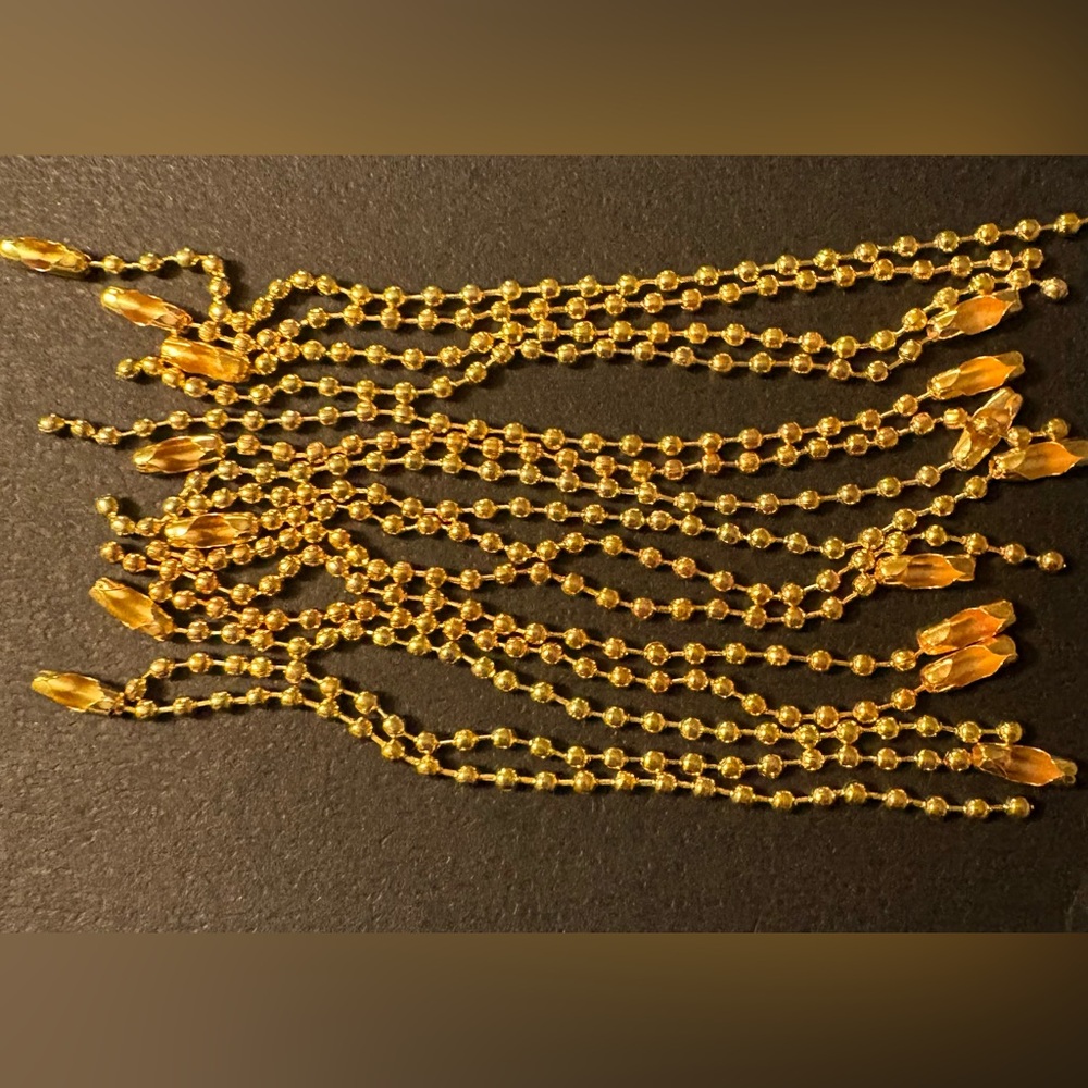 NWOT Gold-Plated Ball Chains for Key Chain/Bag Charm/Crafts- GET ALL 15 FOR $8